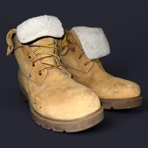 Womens sherpa lined tan and